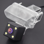 Auto tahavaatekaamera Toyota Auris luukp&auml;ra E150 Fortuner Yaris Prius C Aqua Night Vision veekindel tagurduskaamera 4LED jaoks