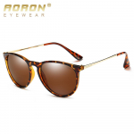 AORON Fashion polariseeritud p&auml;ikeseprillid Round Vision p&auml;ikeseprillid Metallraamiga p&auml;ikeseprillid UV400 Pimestusvastane meestele Naised