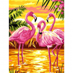 5D DIY Teemantmaaling Kuldne maastik lind Teemanttikandid T&auml;ismosaiigikomplektid Ristpistes Kodukaunistus K&auml;sitsi valmistatud kingitused Round 20x30cm