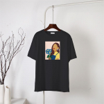 Hirsionsani uus Harajuku t&auml;hem&auml;rgiga graafiline tr&uuml;kitud T-s&auml;rk naiste 100% puuvillane l&uuml;hikeste varrukatega s&auml;rk, suvine pehme &uuml;lisuur pullover M valge