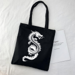 Dragon Printing l&otilde;uendikott Ostekott Harajuku Suure mahutavusega punk gooti stiilis naiste kotid Klassikaline vana &otilde;lakott k&auml;ekott