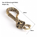 Massiivne messingist v&otilde;tmehoidja pealuu pea v&ouml;&ouml;koha konks, pandla v&otilde;tmehoidjad auto v&otilde;tmehoidja vanaaegne vaskpunk meeste pealuu v&otilde;tmehoidjad rippuv kingitus 1PCS