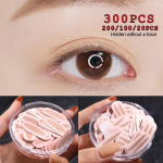 300/200/100/20 tk Looduslikud suuremad silmad Ilut&ouml;&ouml;riistad Isekleepuv silmapliiats Kleebis Lauakleebis Professionaalne meik Topelt Silmalaugude Teip 20pcs olive