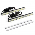 Suunatule auto LED p&auml;evas&otilde;idutulede valgusallikas DC 12V 42 LED kiibid 2tk valge merevaigukollane DRL