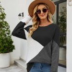 Talvine uus isikup&auml;ra v&auml;rviline naiste kootud kampsun naiste &uuml;mar kaelus suur &otilde;ue avar kampsun naistele S khaki