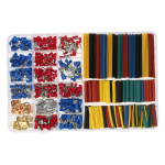 678 tk autokaabli juhtme elektrikomplekt &ndash; 350 tk klemmid pistikud + 328 tk 2:1 kahanev toru