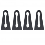 A3 A4 A6 A8 Q3 Q5 jaoks Skoda Fabia Kodiaq Octavia Rapid Superb Yeti Seat Altea Ibiza Leon ukseluku siibri puhver summuti tihendi p&otilde;rutusi summutav summutus 4Pcs