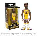 NBA legendid: Magic Johnson 5 Vin&uuml;&uuml;l Gold Chase Ships 1 in 6