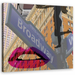L&otilde;uenditr&uuml;kk Broadway New York City 30x30 mitmev&auml;rviline