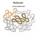 30 tk 8 * 23 mm Tiibeti pronksist amuletid Infinity Link s&uuml;mboliga pistikud ripatsite jaoks DIY ehete valmistamine k&auml;sit&ouml;&ouml;tarbed tarvikud