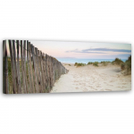 L&otilde;uenditr&uuml;kk Beach Sunset Panorama 90x30 beež