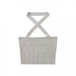 Naiste suvised p&auml;itsetega seljataga l&uuml;hikesed Camisa &otilde;hukesed naiste topid Seksikad kudumid one size hall v&auml;rv