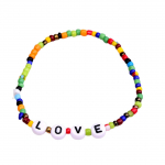 Boheemlas stiilis k&auml;ev&otilde;rud v&auml;rvilised helmed p&uuml;had Boho Decor Elastne n&ouml;&ouml;r Inglise t&auml;hed P&auml;rlid Mehed Naiste Jalakettide pidu ,love