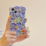 Libisemiskindel Strawberry Ins Relif 3d Imd telefoni&uuml;mbris telefonile Iphone 13 12 Pro Max 14 Promax 11 p&otilde;rutuskindel armas lillakas lilleline kate For iphone 13promax