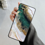 Roosa kuldse tekstuuriga marmorist kunstitelefoni &uuml;mbris Samsung Galaxy A70 A70s A50 A30s A04s A20s A20e A02 A02s A03 A42 M31 M13 kaanele Samsung M31