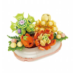 Uued loomingulised mahlased potis bonsai tellised Linna lillekimp helendav kaunistus ehitusplokk DIY poistele lastele m&auml;nguasjad kingitused