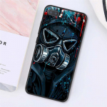 DJ Man Neoon Mask Gaasimask Boy Telefoni&uuml;mbrised Huawei Honor 7C 7A 8X 9X 8A 10i 20S 8C 8S 9A 9S 10X lite jaoks Honor 9X
