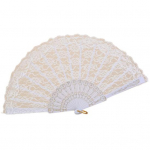 Kokkupandav ventilaator Peen retro sujuvalt avanev Lolita kokkupandav pitsventilaator v&auml;litingimustes must