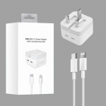 C-t&uuml;&uuml;pi pordiga USB-C laadija t&uuml;&uuml;p C-porti kiirlaadimine kahe t&uuml;&uuml;pi c-t&uuml;&uuml;pi laadimispea reisimiseks m&otilde;eldud Pd40w kiirlaadija Eu Uk toiteadapter UK plug