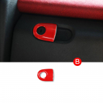 Punane sisekate t&auml;iskomplekt ABS-kest Smart 451 ForTwo 09-14 jaoks stiilsed autodekoratiivsed tarvikud 5 1pcs