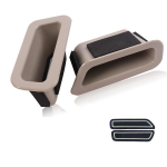 Autotarvikud volvo s60 v60 xc60 auto panipaigale uks beež hoiukast auto k&auml;etugede kast Backdoor 2pcs black