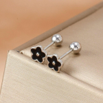 Mood roostevabast terasest glasuuriga lilledega kruvidega k&otilde;rvar&otilde;ngad naistele t&uuml;tar t&uuml;drukutele Helix Tragus k&otilde;hre augustamine ehted kingitused