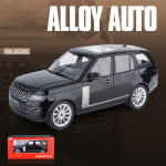 1:18 skaalaga Land Range Roveri sportsulamist automudel, survevalu metallist m&auml;nguasi maastikus&otilde;idukid automudelid, heli- ja valgussimulatsioonid, kingitused lastele 1/18-27.8x10.5x10.3cm must