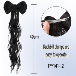 Bybrana Wig pardnokk klamber vibu paruka juuste aksessuaarid poollips k&otilde;rge hobusesaba juuksepakk pillipea palmik Hanfu draakoni habemepats