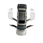 Great Wall Haval H8 2013~2023 maasturile P&auml;ikesesirmide Kate UV-kaitse Tuuleklaasi Akna Visorid P&auml;ikesekindlad Kardinad Auto Rear Widow 4pcs gray