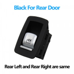 Auto siseukse akna t&otilde;steregulaatori l&uuml;liti juhtnupp koos katte trimmiga BMW 1 3 4 seeria jaoks F20 F30 F31 F34 F35 Black Rear Door 1pc