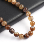 Ahhaadid Isoaltion helmed Looduskivi Kohv Ahaadid &Uuml;mmargused helmed ehete valmistamiseks DIY kaelakee k&otilde;rvar&otilde;ngad k&auml;ev&otilde;ru tarvik 4mm