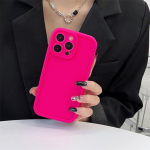 Lihtne &uuml;hev&auml;rviline matt pehme silikoon&uuml;mbris iPhone 15 14 13 12 11 Pro Max XR XS 7 8Plus k&otilde;ikeh&otilde;lmavate kukkumiskaitse&uuml;mbriste jaoks iPhone 11