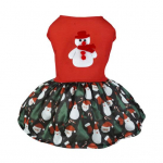 Lemmikloomade j&otilde;ulukleit koerad v&otilde;luv aplikatsiooniga disain paistavad fotodel silma Lihtne kanda Puhas, vastupidav pestav pidulik j&otilde;ulukost&uuml;&uuml;m L Snowman