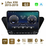 10-tolline Lifan X50 jaoks 2015-2019 koos nupunupuga autoraadio Multimeedia Carplay 2D stereoheli Android Video 2+32GB