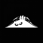 Dune Sand Monster Peeking Peering kleebis auto vin&uuml;&uuml;lkleebise veekindlal kaunistusauto kleebistel 19x7cm valge