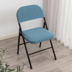 1/2/4/6 tk Majapidamises kasutatav kokkupandav s&ouml;&ouml;gitooli kate seljatoe tooli kate Kontoriarvuti tolmukindel elastne tooli kate 6 PCS