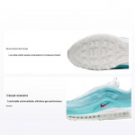 Nike Air Max 97 On Air: Shanghai Kaleidoscope Unisex tossud Sinine J&auml;&auml;sinine Punavalge CI1508-400 36