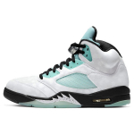 Air Jordan 5 Retro Island Green Unisex tossud Valge Must CN2932-100 36