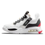 Air Jordan MA2 GS Hele suitsuhall &Uuml;likoolipunane Laste tossud Valge Must CW6594-106 36.5