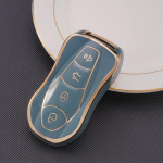 TPU Autov&otilde;tme&uuml;mbris Geely Atlas Pro Boyue Tugella Azkarra FY11 Emgrand GS X6 SUV EC7 Kaitse Fob Tarvikud Key Case valge