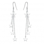 Naine s&auml;delev t&auml;ht keskmise pikkusega tutikonksuga k&otilde;rvar&otilde;ngad, ehted, aksessuaarid, kingitus valge