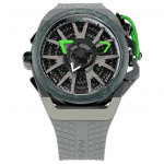 Mazzucato veljega Monza &uuml;mberp&ouml;&ouml;ratav kronograaf, kahe numbrilauaga automaatne meeste k&auml;ekell F1-GY361 hall