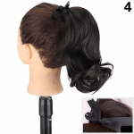 LISI HAIR s&uuml;nteetiline l&uuml;hike parukas Fiber kuumuskindel laineline lindiklamber hobusesabapikendustega 12tolline hobusesaba parukas naistele Cosplay kasutamiseks 30cm