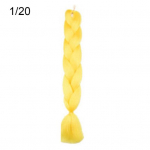 Naiste Jumbo Crochet Braiding Ombre v&auml;rvilised s&uuml;nteetilised Kanekaloni juuksepikendused