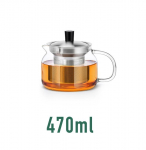 SAMADOYO Kuumakindlast klaasist teekann teekann teevee eraldamine ja filtreerimine majapidamises suure v&otilde;imsusega teekeetja 470ML puhas