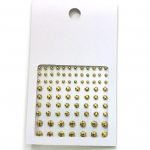 Lauv&auml;rvi kleebis Mitte tuhmuv meik, lame alus, ilus laste pruut Kunstp&auml;rliga silmameigikleebis naistele F