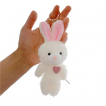11 cm Creative Rabbit v&otilde;tmehoidja Kolmem&otilde;&otilde;tmeline PP puuvillast t&auml;idis rippuv A roosa