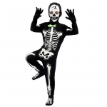 Laste fluorestseeruv pealuu Jumpsuit Kids Cosplay kost&uuml;&uuml;m Peor&otilde;ivad S