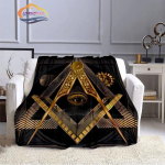 Mood P&otilde;hja-Euroopa Vabam&uuml;&uuml;rlaste tekk Masonic kaasaskantav diivan Freemason Flanell soe nelja aastaaja matkatekk 75x90cm