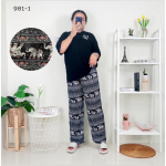 Elevandip&uuml;ksid Mehed Naised Unisex Plus Size k&otilde;rge v&ouml;&ouml;kohaga suvi Tai &otilde;hukesed sirged p&uuml;ksid vabaaja t&auml;navar&otilde;ivad alaosad riided mood Pattern 1